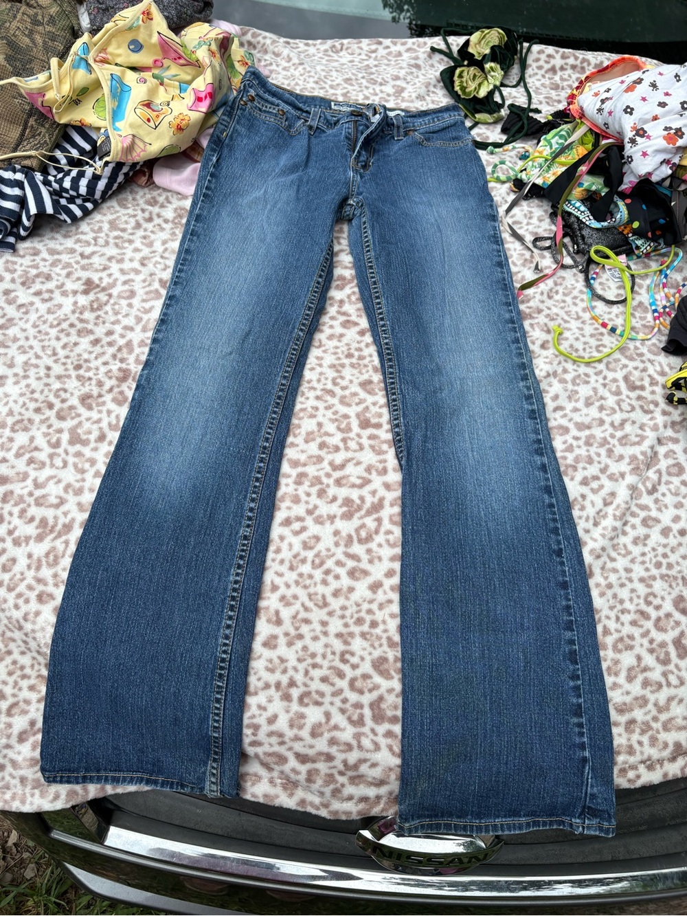 Y2K Low Rise Blue Bootcut Jeans Size 2